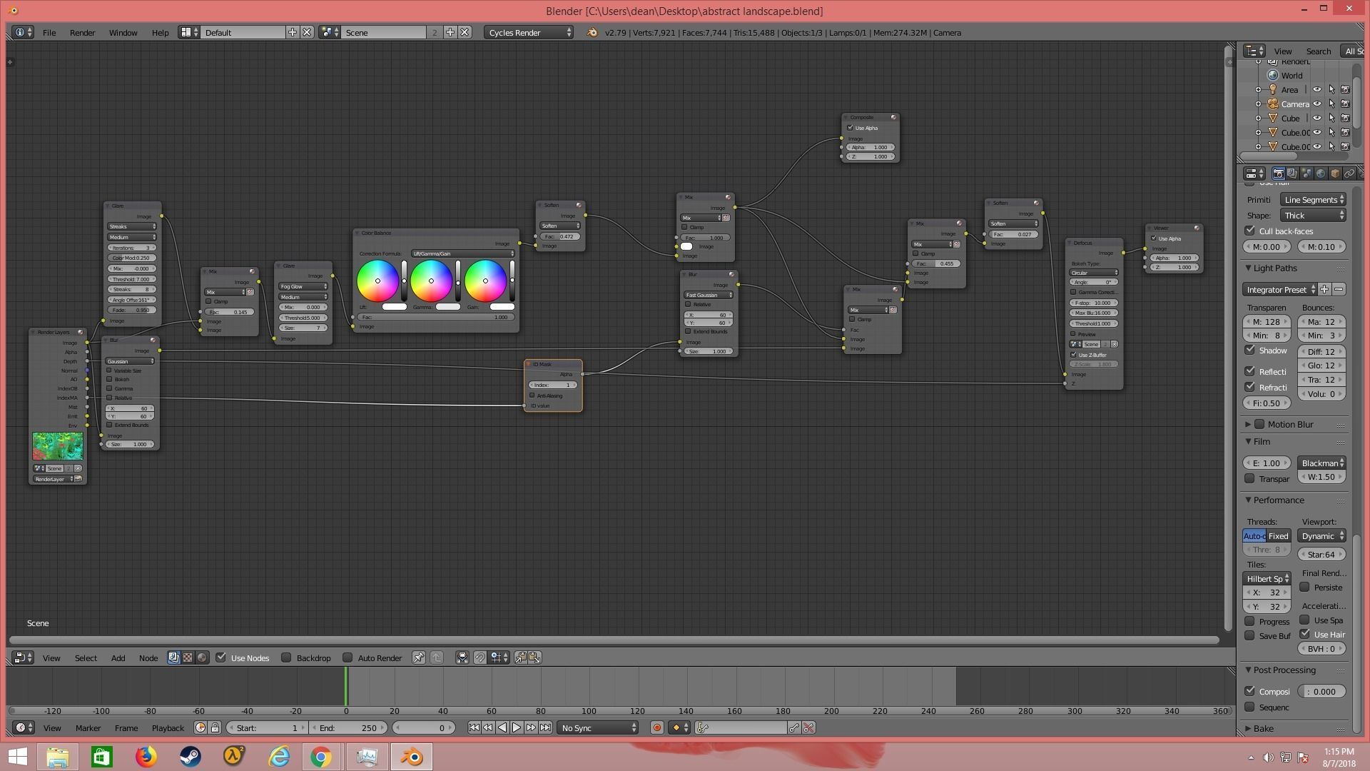 futuristic city 3D model_3