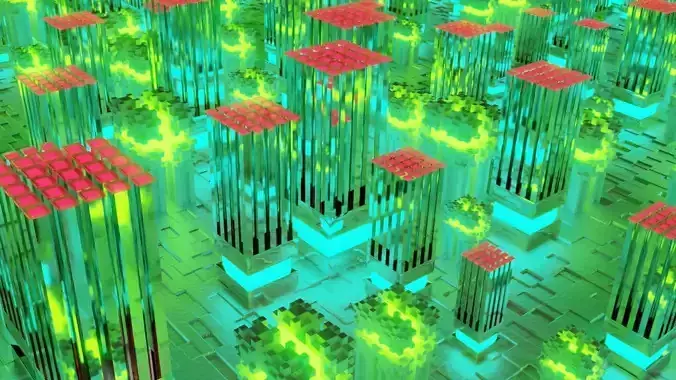 futuristic city 3D model