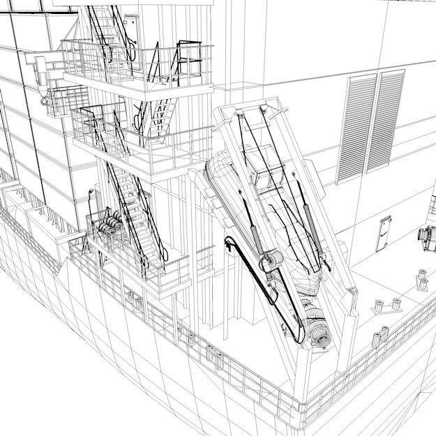 Container vessel 3D model_26