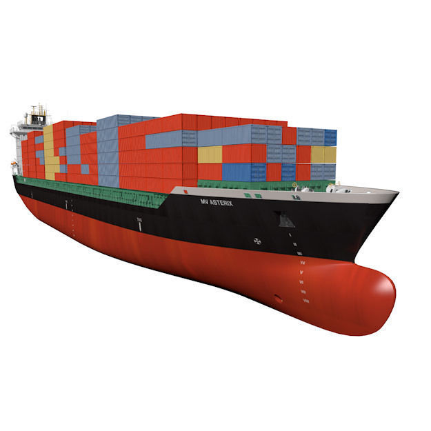 Container vessel 3D model_2