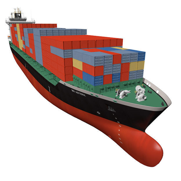 Container vessel 3D model_4