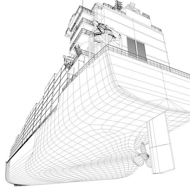 Container vessel 3D model_30