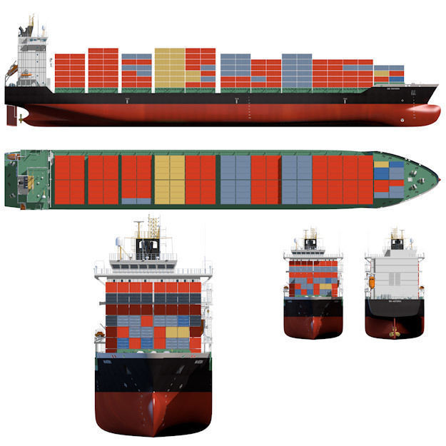 Container vessel 3D model_31