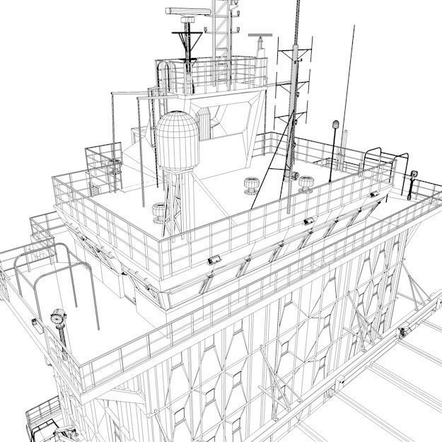 Container vessel 3D model_14