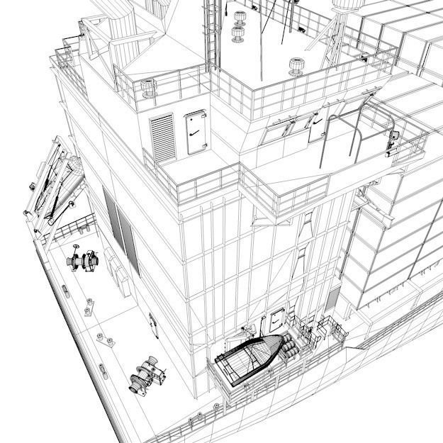 Container vessel 3D model_19
