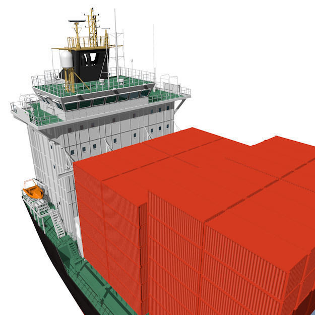Container vessel 3D model_11