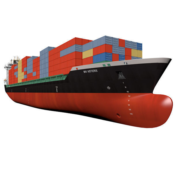 Container vessel 3D model_3