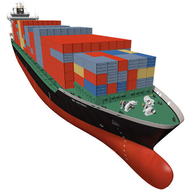 Container vessel 3D model_8