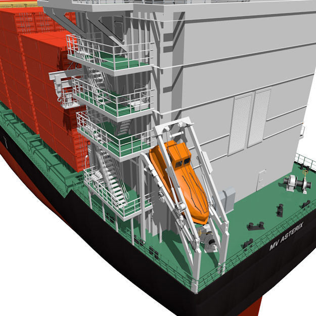 Container vessel 3D model_22
