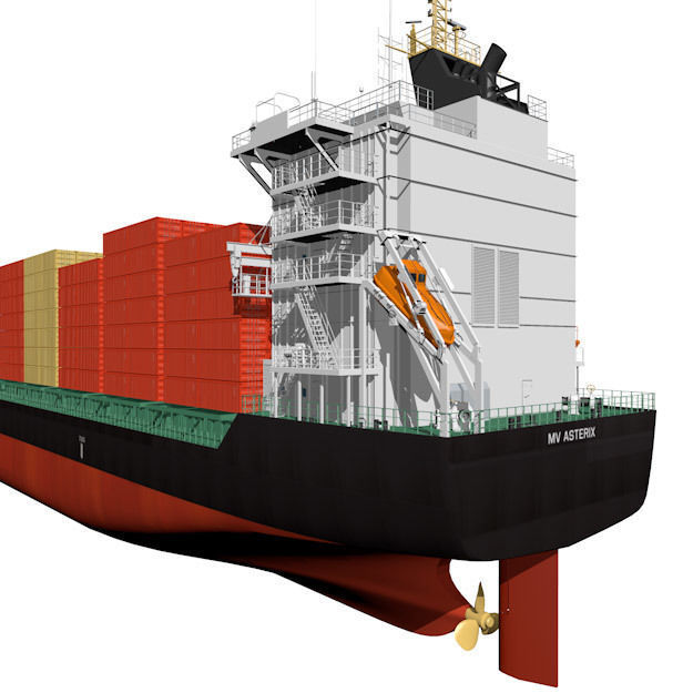 Container vessel 3D model_23