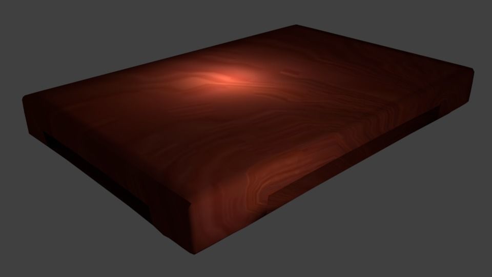 Wood Pallet Low-poly 3D model_7