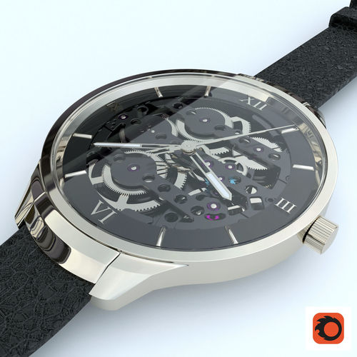 Mechanical watches 3D model