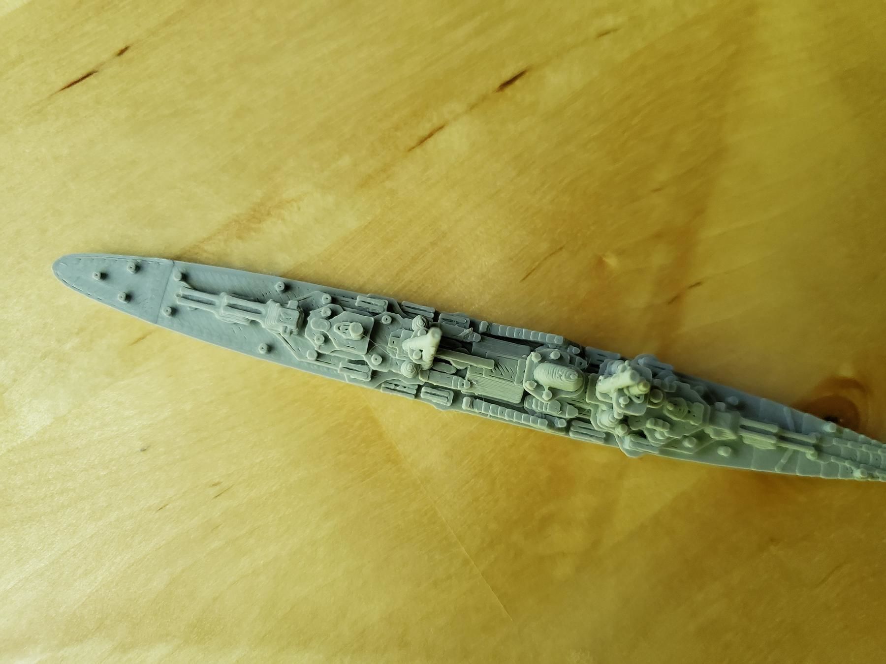 German Admiral Hipper Class Cruiser Warship 3D print model_9