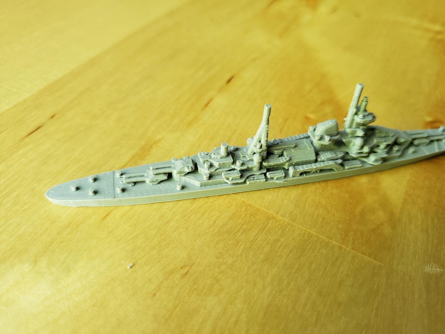 German Admiral Hipper Class Cruiser Warship 3D print model_7