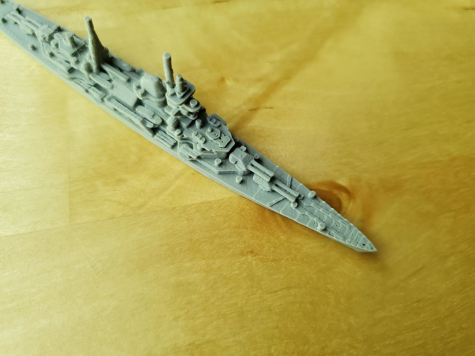 German Admiral Hipper Class Cruiser Warship 3D print model_8