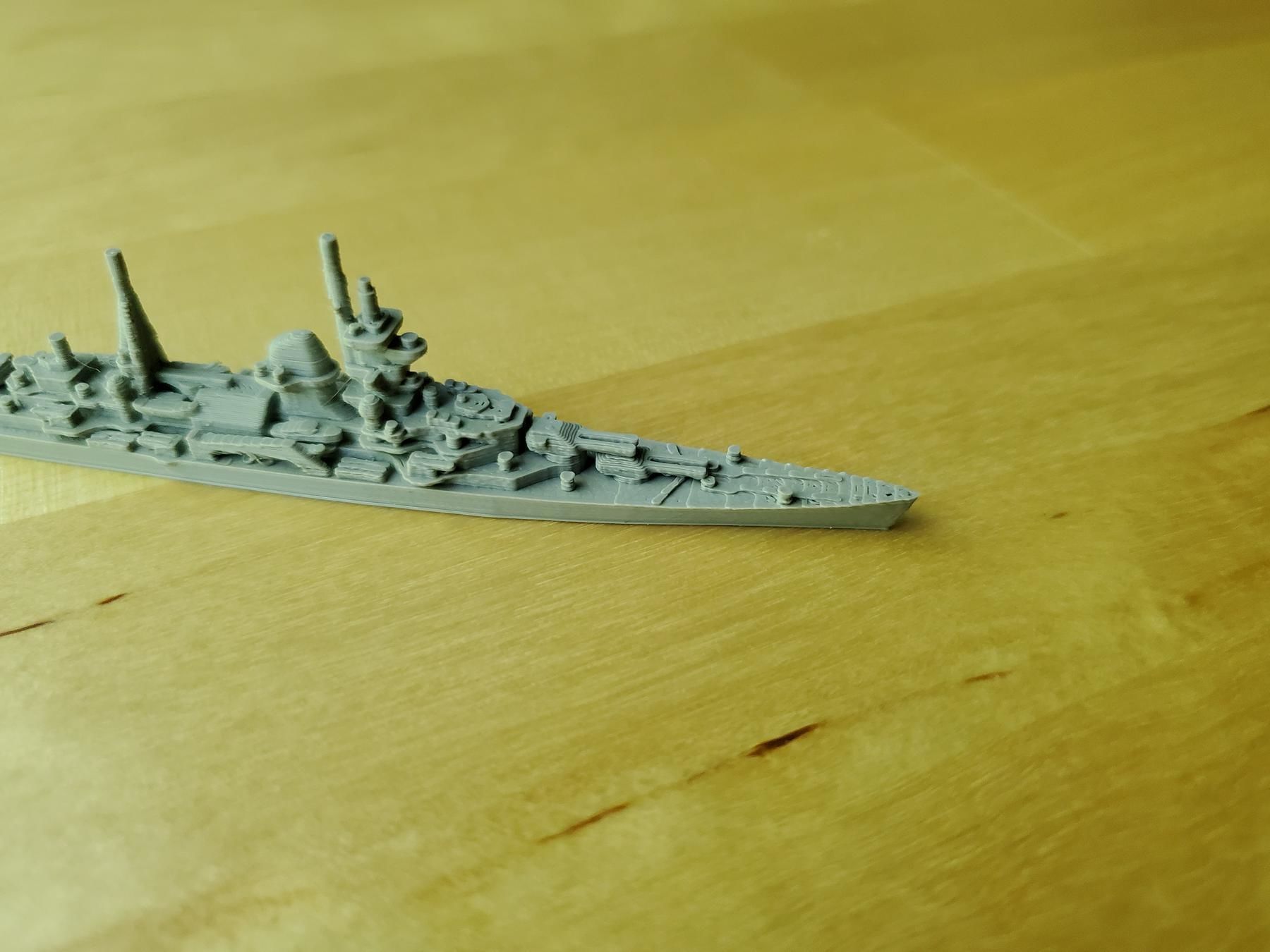 German Admiral Hipper Class Cruiser Warship 3D print model_14