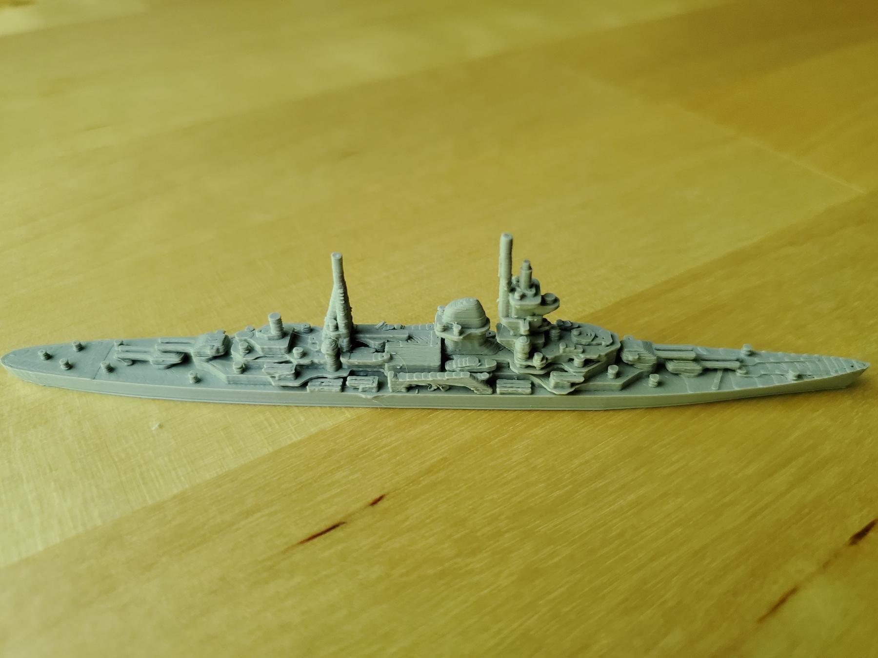 German Admiral Hipper Class Cruiser Warship 3D print model_15