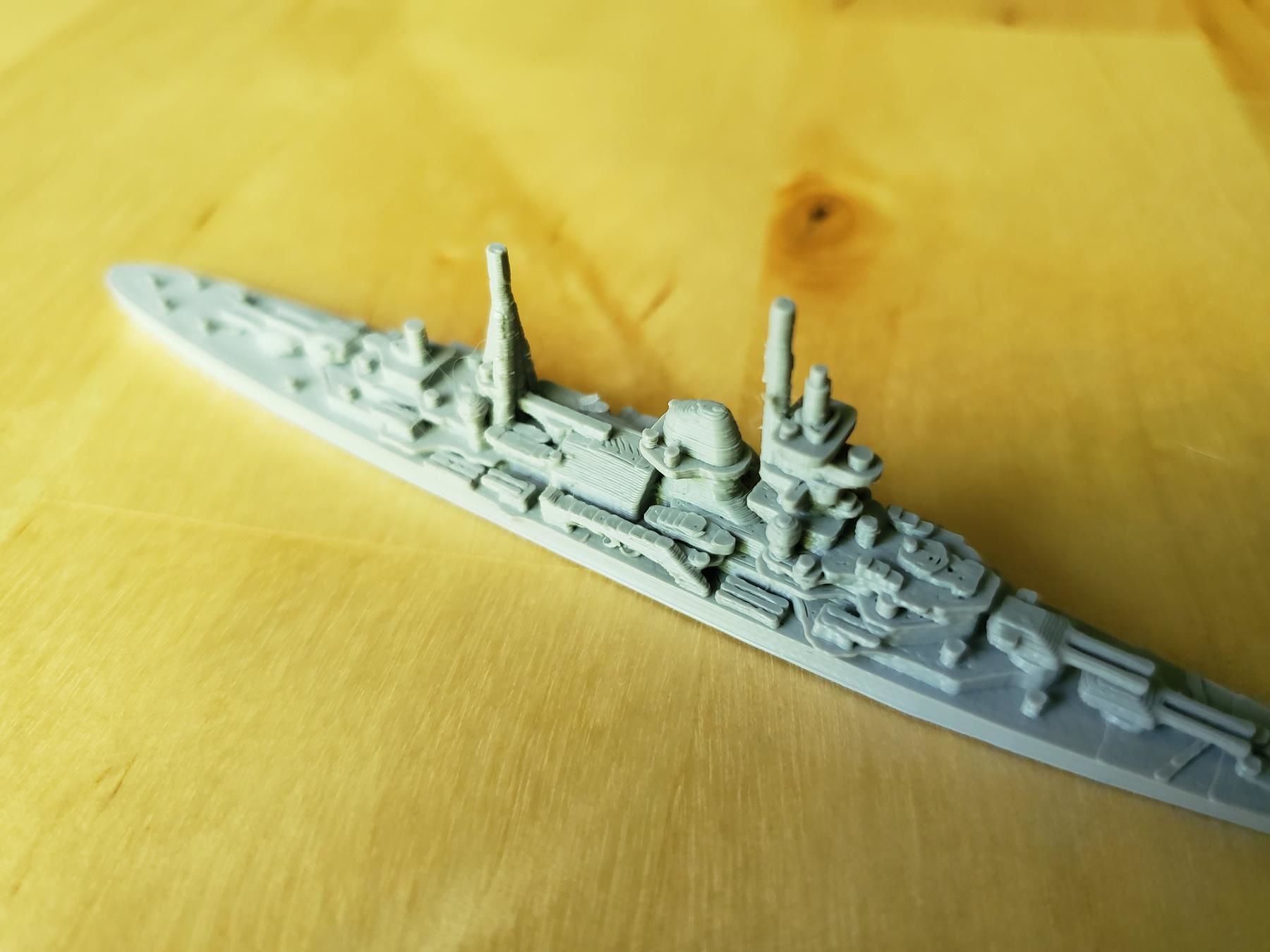 German Admiral Hipper Class Cruiser Warship 3D print model_5