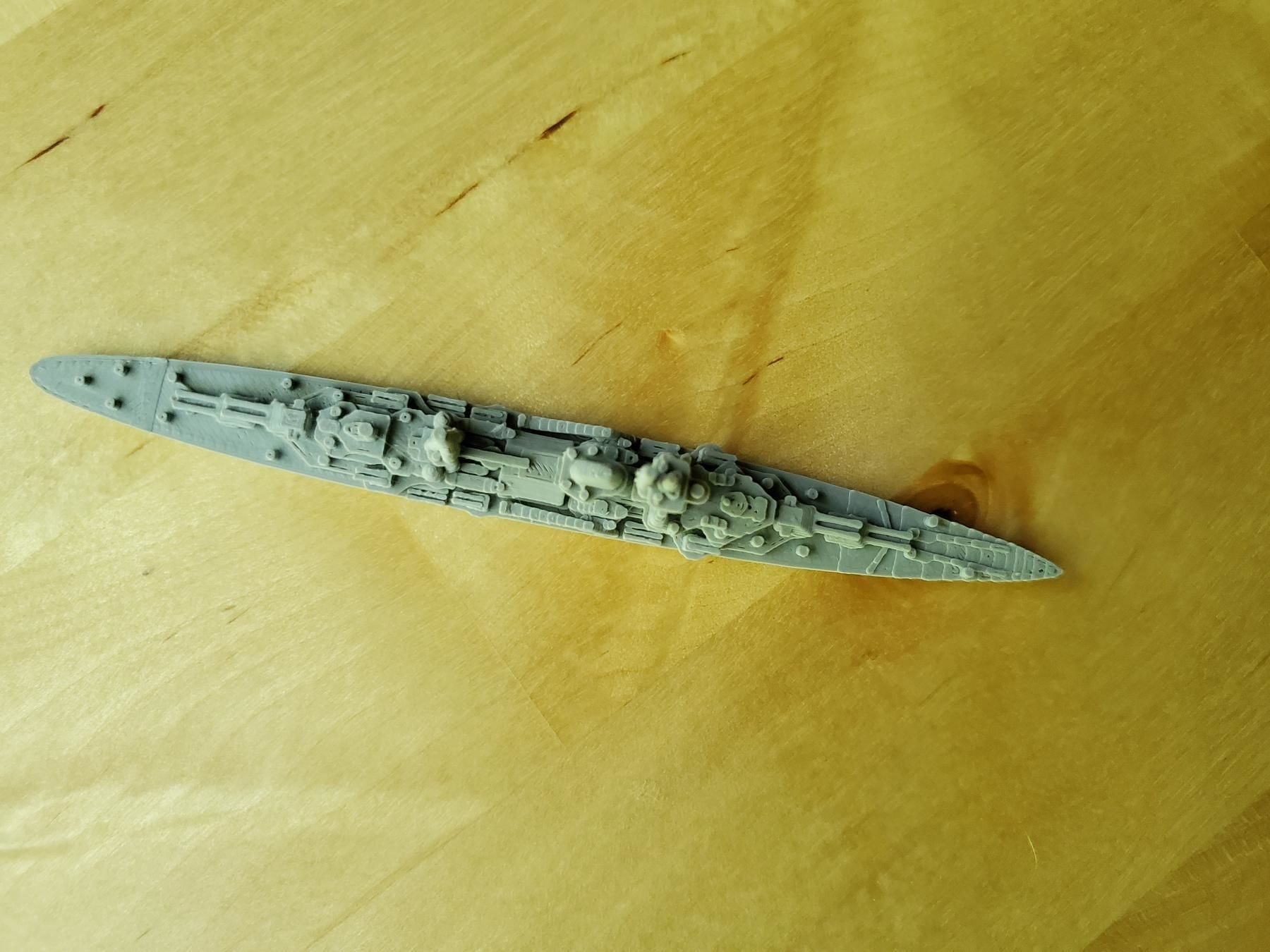 German Admiral Hipper Class Cruiser Warship 3D print model_10