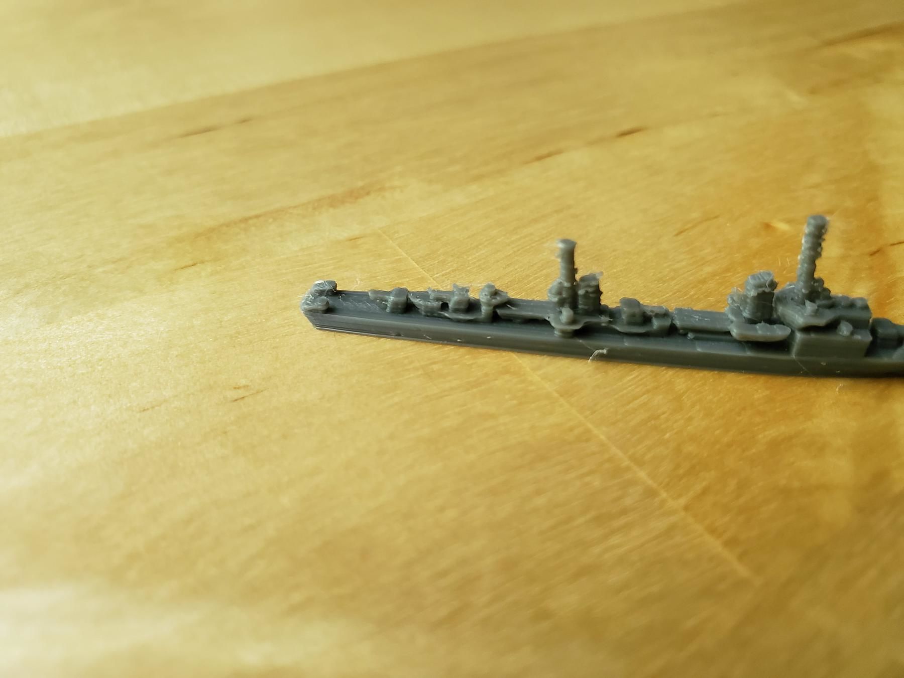 German Elbing Class Destroyer Warship 3D print model_6