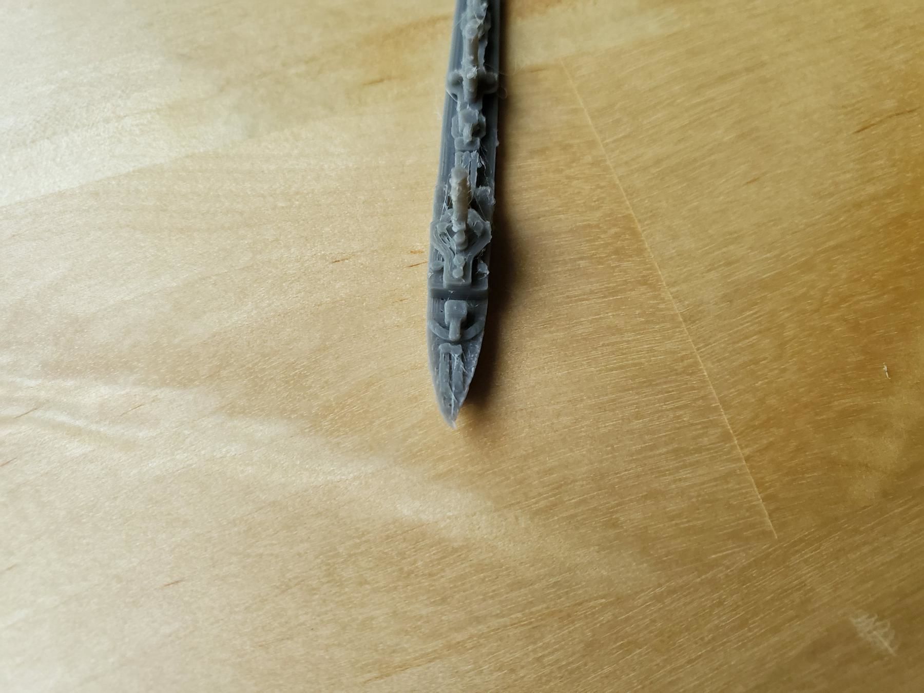 German Elbing Class Destroyer Warship 3D print model_10
