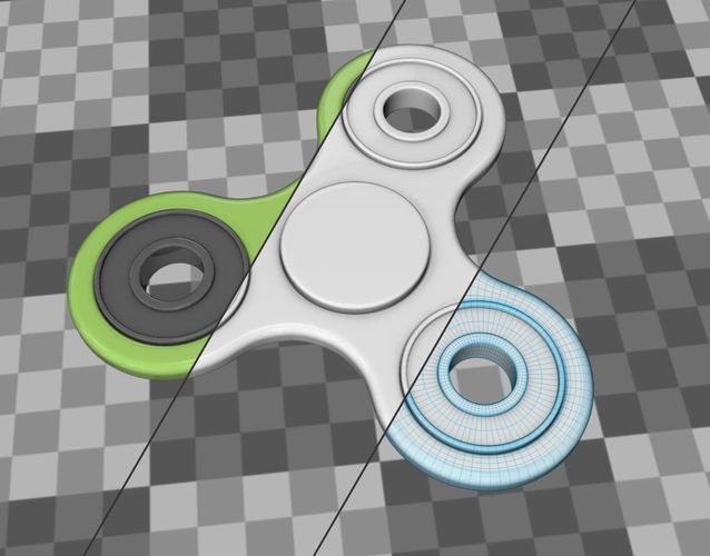 Fidget Spinner 3D model