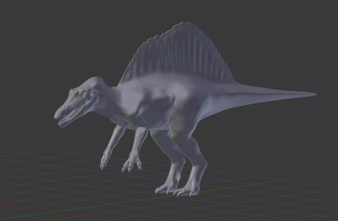 Jurassic Park III spinosaurus model  3D model_0