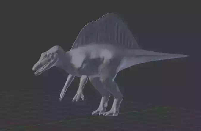 Jurassic Park III spinosaurus model 