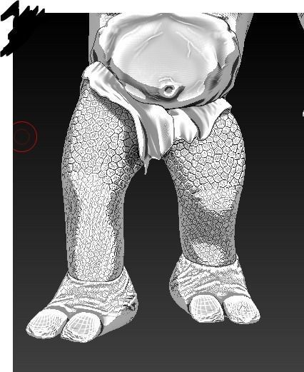 Cave troll Lord of the rings 3D print model_6