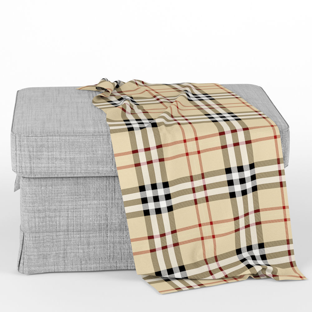 EKTORP footstool 3D model_2