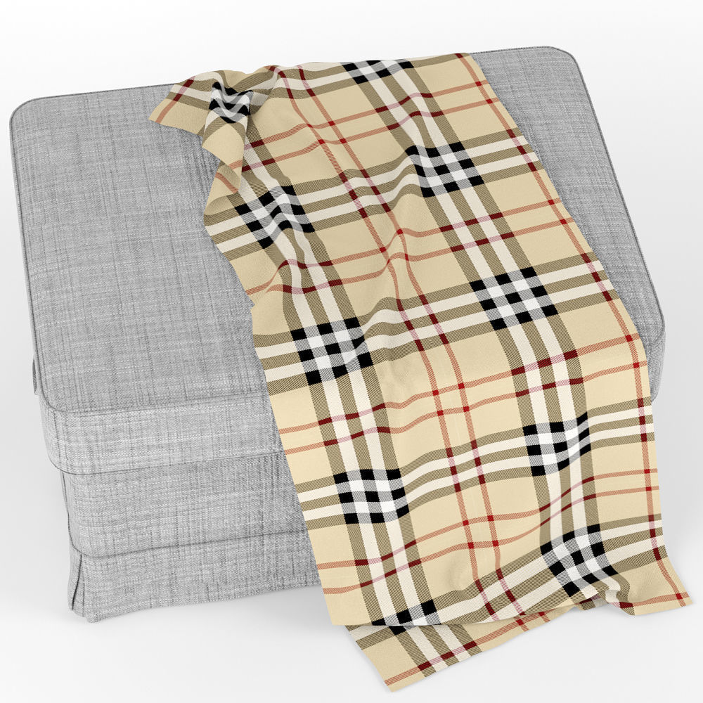 EKTORP footstool 3D model_4