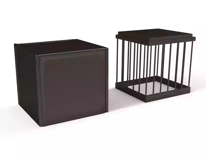 Bad Cages Free low-poly 3D model