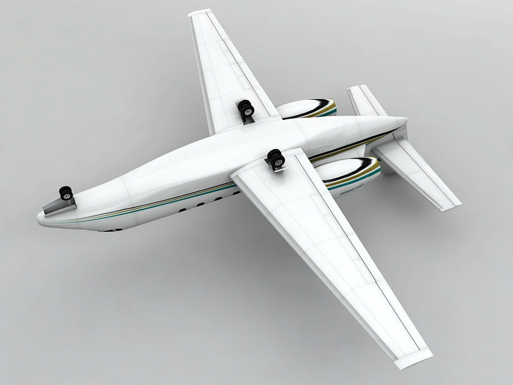 Cessna Citation Sovereign Aircraft Low-poly 3D model_1