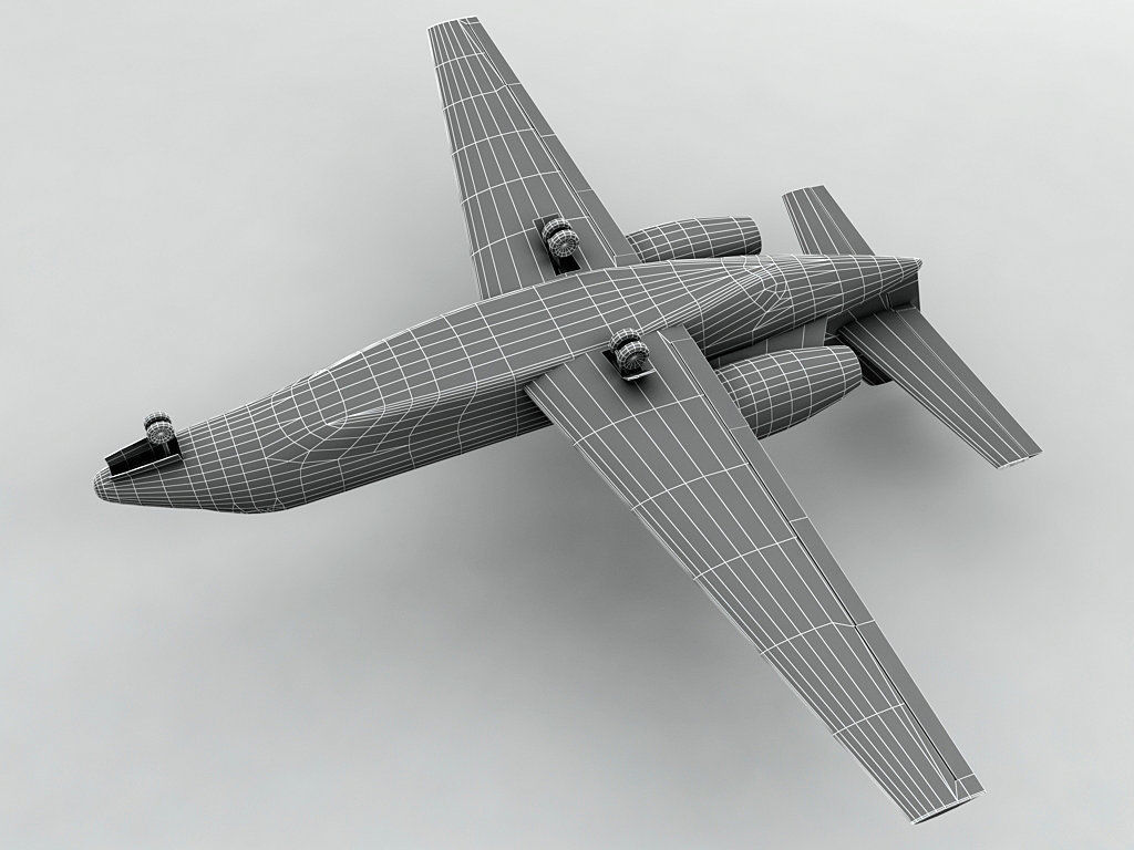 Cessna Citation Sovereign Aircraft Low-poly 3D model_3