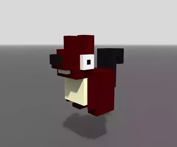 Voxel Squirrel