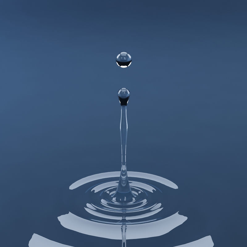 Splash water drop 15