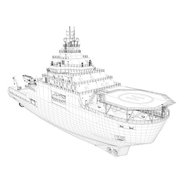 Icebreaker 3D model_1