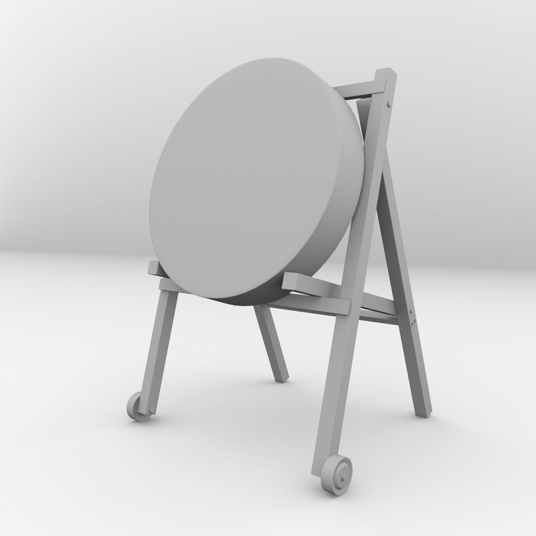Archery Target 3D model_3