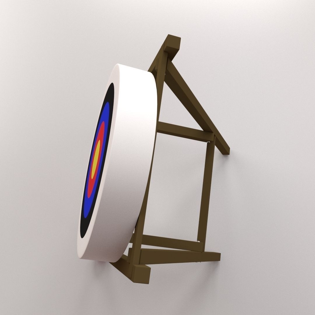 Archery Target 3D model_2