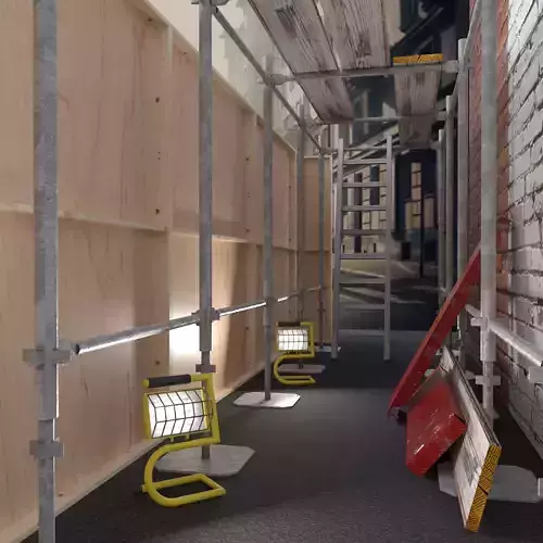 Scaffold platform elements for construction and building