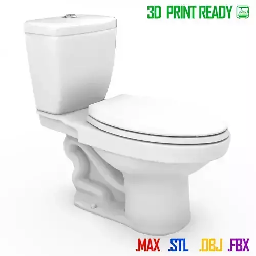 Toilet seat 3D print model
