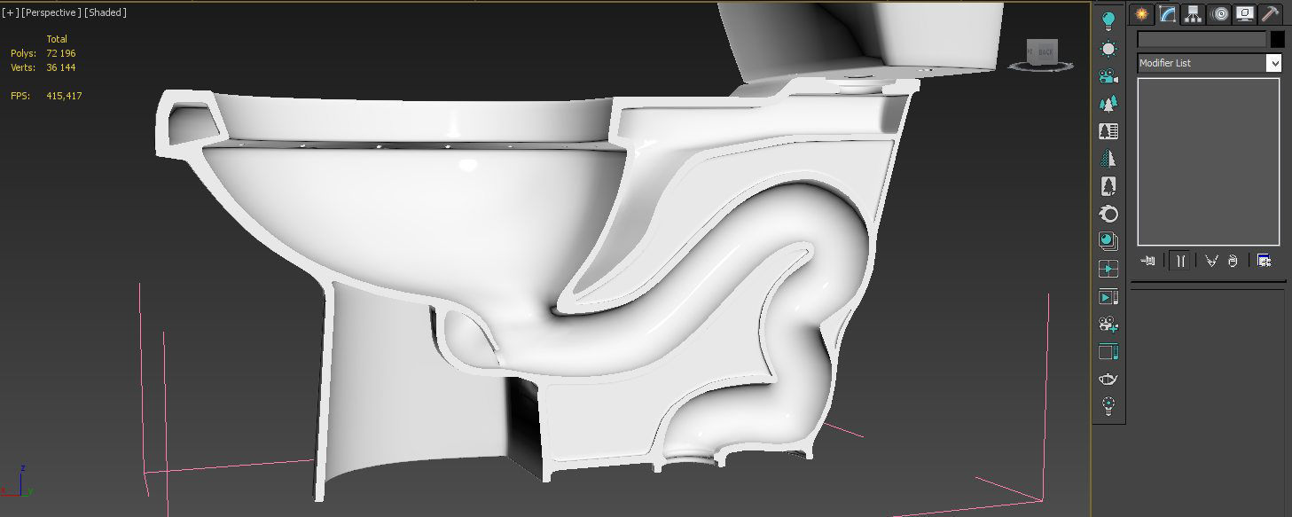 Toilet seat 3D print model_14