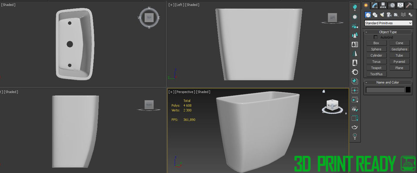 Toilet seat 3D print model_18