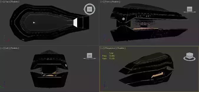 Weapons 4 front of spacecraft