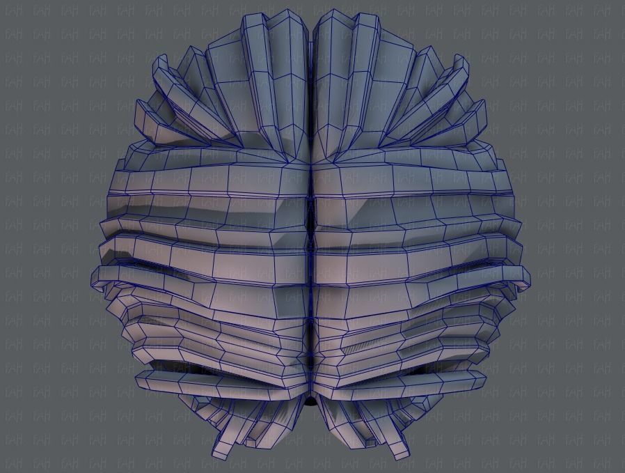 3D Hair style for boy V30 Low-poly 3D model_36