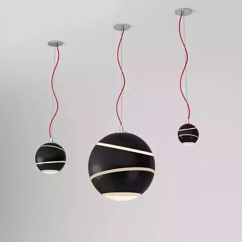 Terzani BOND pendant lamp set  3D model