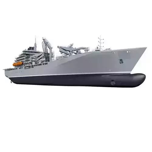 Naval re-supply ship RAS 3D model