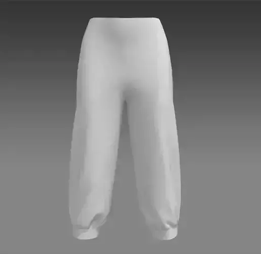 Woman simple harem pants