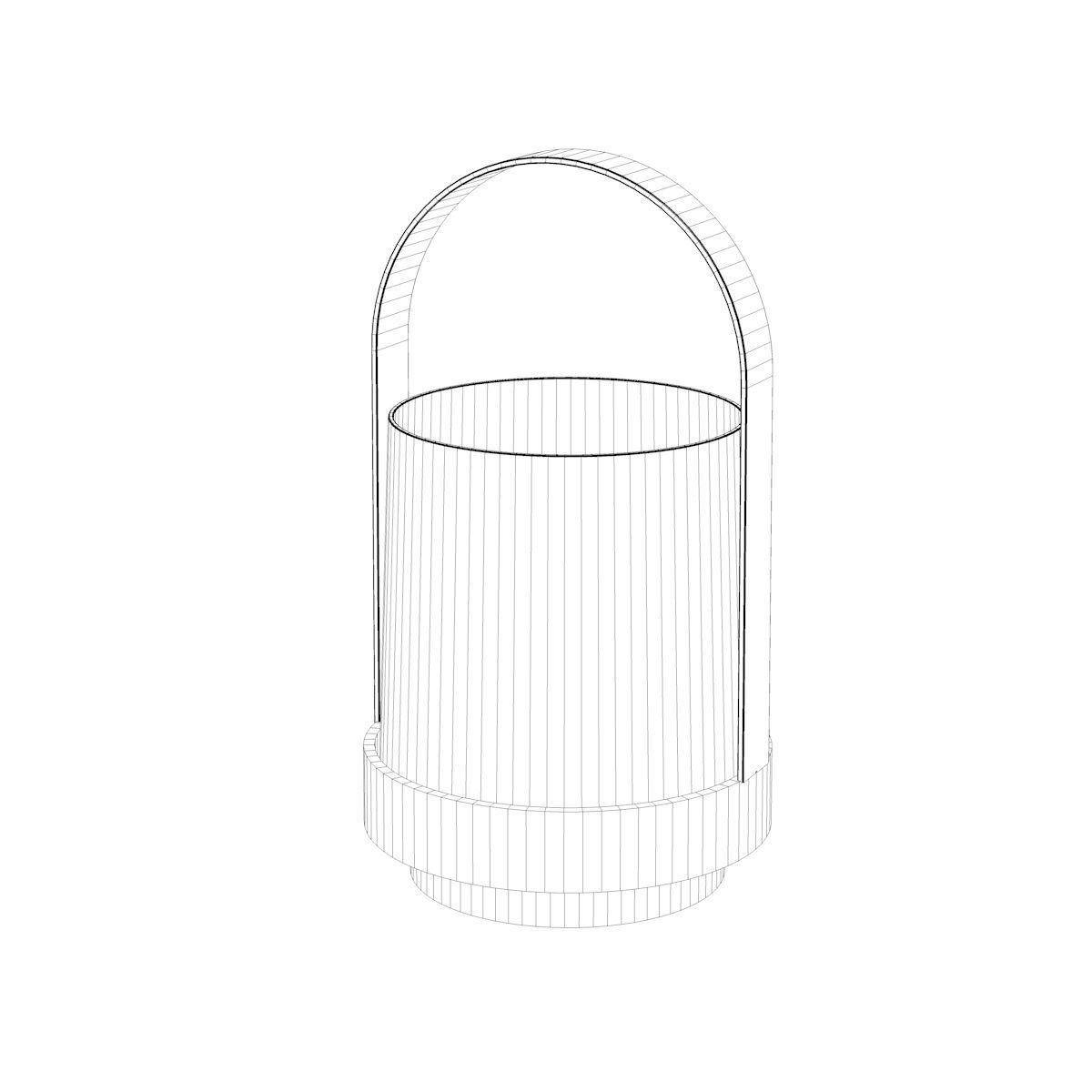 Lantern Lambert Luara storm light candles 3D model_4