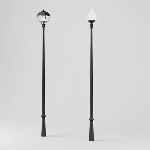Street lamps Oriental Spanish - Outdoor lighting 3D model